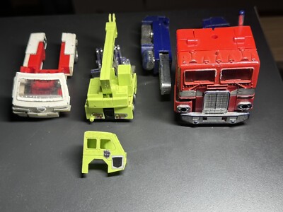 Vintage 1980s Transformers GI Vehicles Parts Lot Takara