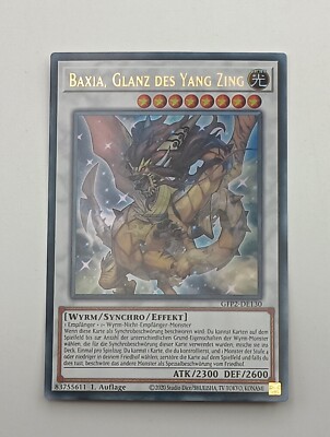 Yu-Gi-Oh Einzelkarte Baxia, Glanz des Yang Zing bespielt