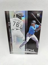 2021 Panini Chronicles Black Jesus Sanchez MLB Miami Marlins Rookie Card RC #4
