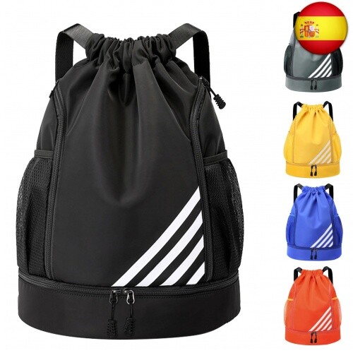 Tokeya Bolsas de Cuerdas Hombre Mochila Cuerdas Impermeable Saco de Gimnasia