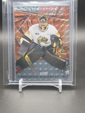 2021-22 UD Game Used Authentic Prospects Benjamin Gaudreau /499 Sarnia Sting