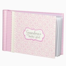 C. R. Gibson Bella Grandmas Baby Girl Brag Book Baby Photo Album 4 1/2 x 7"