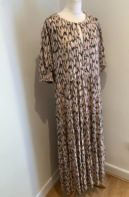 Scotch & Soda maxi dress XL VGC Boho tiered pattern print smock summer
