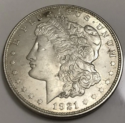1921P & 1904 O MORGAN SILVER  DOLLAR NICE COINS Good Detail