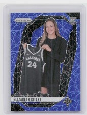2024-25 Panini Prizm WNBA Elizabeth Kitley Blue Velocity Prizms RC #140 Aces