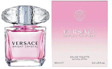 Versace Bright Crystal EDT 3.0 fl oz / 90 mL Womens Perfume Spray New Sealed
