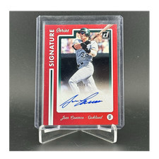 2017 Panini Donruss Signature Series Auto 24/49 Jose Canseco SS2-JC Oakland A’s