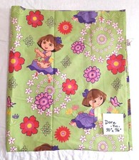 Dora the Explorer Full Sz 2012 Top Flat Sheet 90x76 Cotton Poly Blend