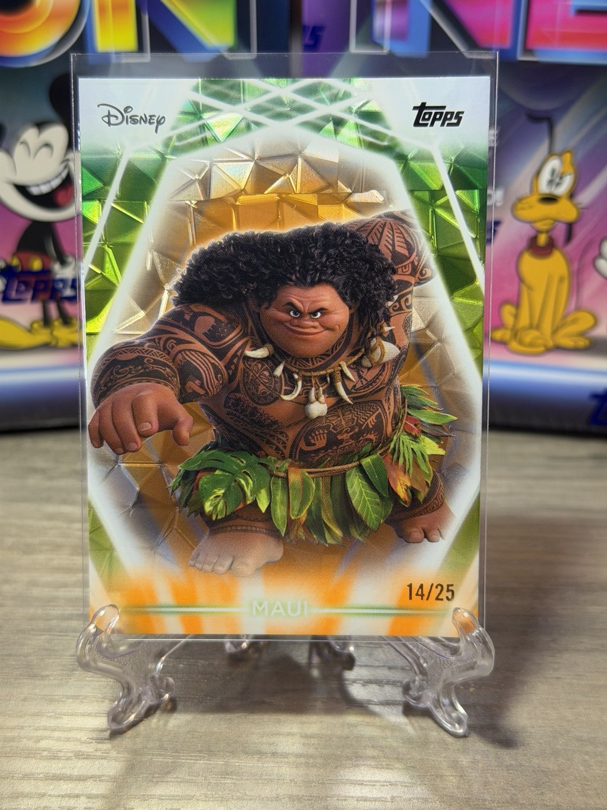 2026 Topps Disney Maui Orange Diamante #115 14/25
