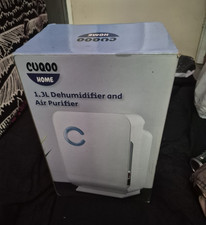 CUQOO Home Mini Dehumidifier Air Purifier 1.3L 48W 220-240V Timer White