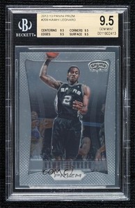 2012-13 Panini Prizm Kawhi Leonard #209 BGS 9.5 GEM MINT Rookie RC