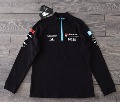 HUGO BOSS ABB FORMULA E 1/4 ZIP PULLOVER-TOP / FIA CHAMPION SHIP 2021/2022 MEN M