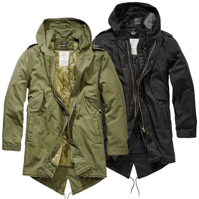 Brandit M51 Parka US Shell Fishtail Armeeparka Army Winterjacke Kapuzenparka - Bild 1 von 4
