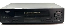 Sharp VCR VC-A410 4 Head Super Picture VHS Recorder TESTED No Remote