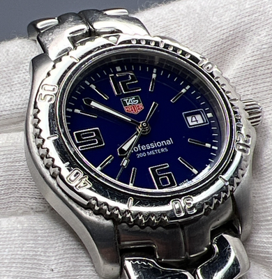 TAG HEUER Professional WT1213 36mm Steel Bracelet Date Quartz