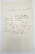 1885 Letter, David Byers, New Washington, PA, To A.E. Patton (Curwensville, PA)