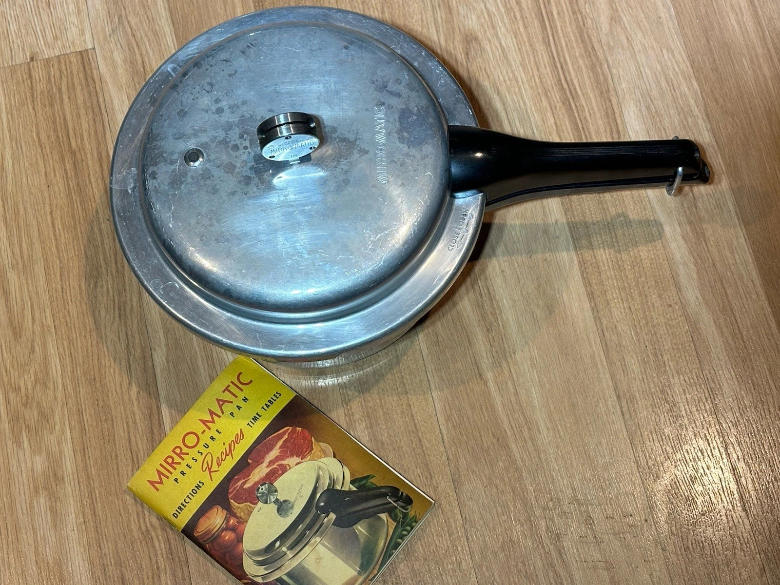 Vintage MirroMatic Pressure Cooker Canner 4 Qt Stainless Steel 394M W/ Jiggler