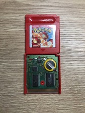 Pokemon Red Version Nintendo Gameboy UK PAL Genuine Working Battery - Game Only