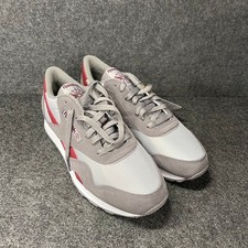 REEBOK Classic Nylon Running Sneaker Unisex Size US M9.5/W11.5 Grey