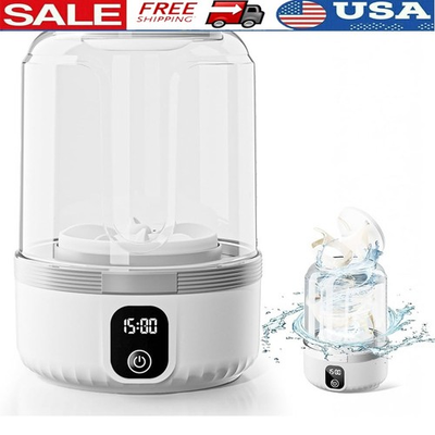 #ad Portable Mini Washing Machine IP67 Waterproof High Speed Washer LED Display New $47.41