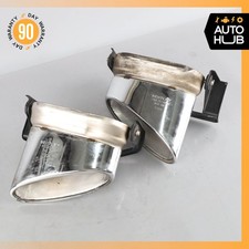 Bentley Continental GTC GT Exhaust Muffler Tips Left and Right Set OEM