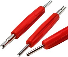 6Pcs R134A R12 R22 R410A A/C Valve Core Remover Tool Set Dual Head HVAC Repair K