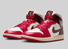 BQ6472-119 Nike Mujer Air Jordan 1 Mid Mystic Hibiscus (Mujer)