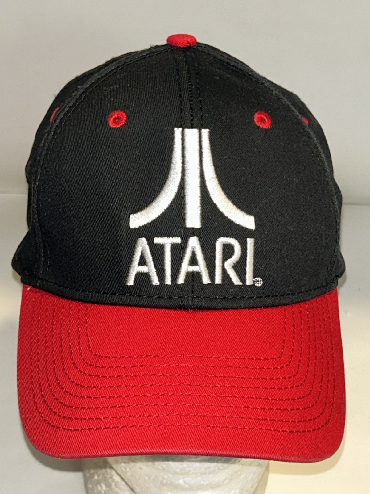 ATARI HAT CAP ADJUSTABLE SNAPBACK BLACK RED - image 10