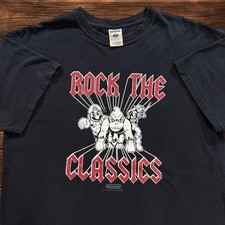 Vintage Y2K Donkey Kong Link Mario Nintendo Rock the Classics Promo T-Shirt Sz L