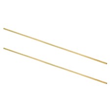 2Pcs H62 Brass Round Tube, 4mm OD 0.5mm Wall Thickness 300mm Length Pipe Tubing