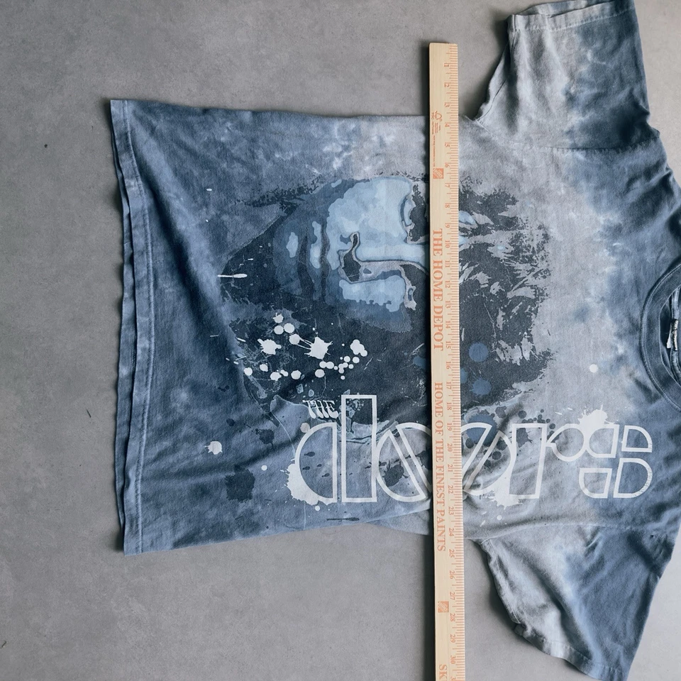 Мужская футболка Liquid Blue состаренная Jim Morrison The Doors окрашенная в галстук размер XL - Изображение 3 из 4