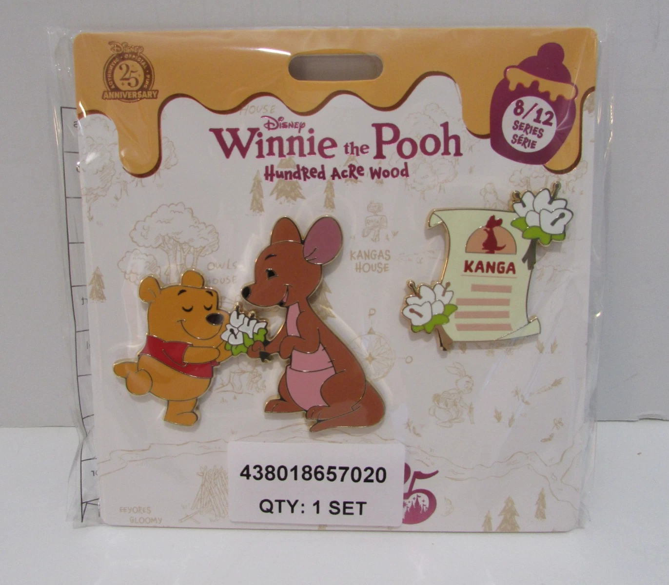 Disney Winnie the Pooh Kanga Hundred Acre Wood August Pin 8/12 2025 NEW