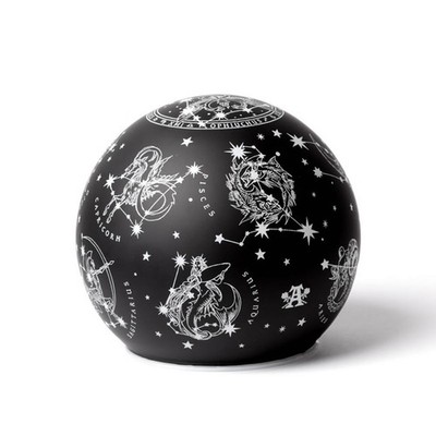 Night Sky Constellation Horoscope LED Glass Lantern NIB Decor Room Dorm Light
