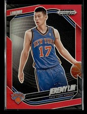 Jeremy Lin 2024-25 Panini Prizm Black Basketball Red 065/299 Legends [gj3