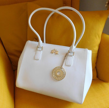 La Martina Leder Tasche Handbag Nevada Kalbsleder Neu mit Etikett  NP  260 Euro