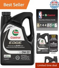 EDGE 0W-20 Synthetic Motor Oil, 5 Quarts - Protects & Enhances Engines 42.38 per gallon