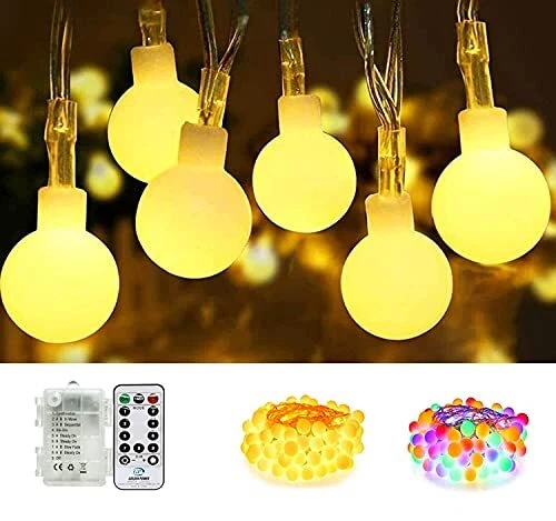 Led Globe String Lights Remote Control