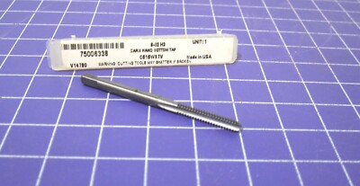USA Made #6-32 UNC Solid Carbide Bottoming Tap 3F 2B RH H3 11/16'' Thread 2'' OAL