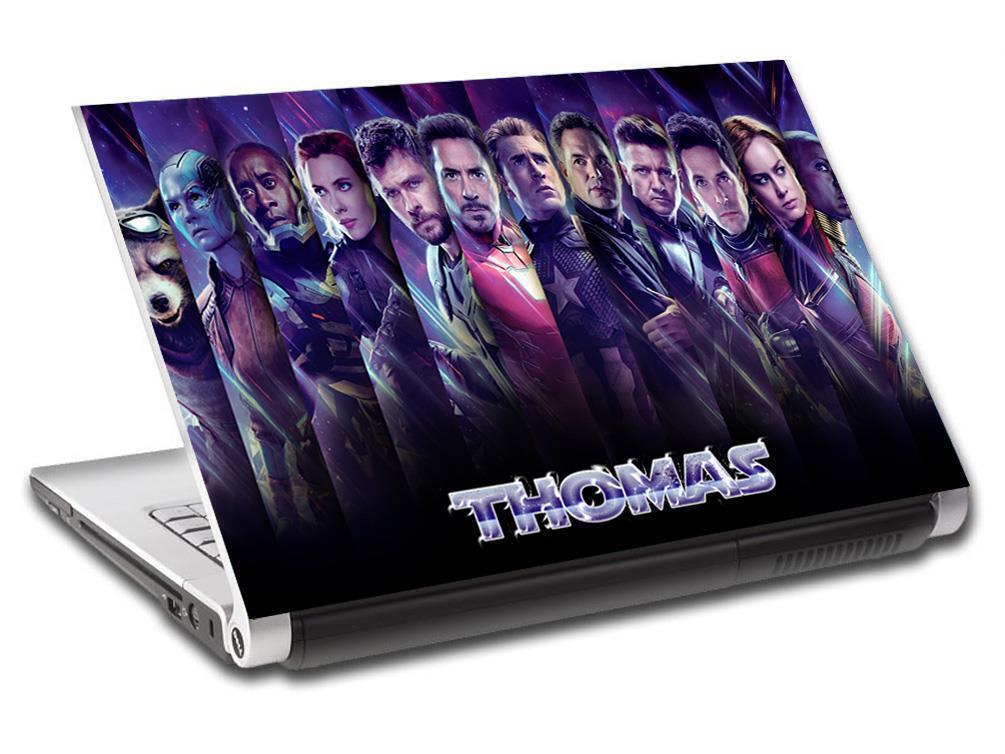 The Avengers Characters Personalized LAPTOP Skin Cover Decal Sticker Marvel  L912