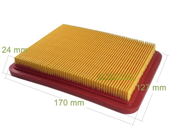 170X127X24Mm Luftfilter FüR Oleomac K40 K500 / L6615 0155 66150155 1801302150001-image