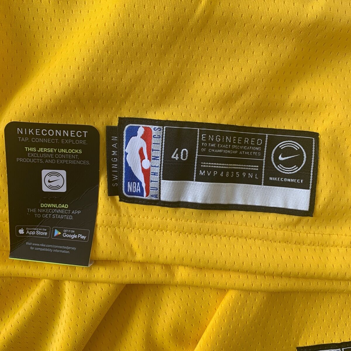 Los Angeles Lakers #23 Lebron James Yellow Jersey Sz S M XXL 100% Authentic NWT