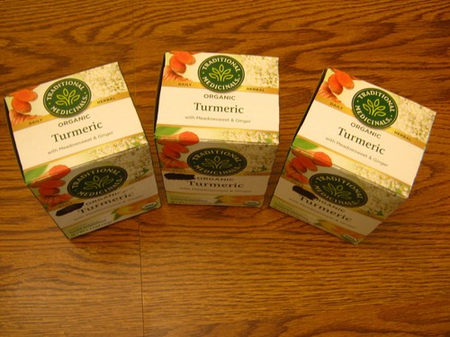 3 Traditional Medicinals Organic Turmeric Tea 16 Tea Bags Ea EXP 12/2025 SEALED - Picture 4 of 8