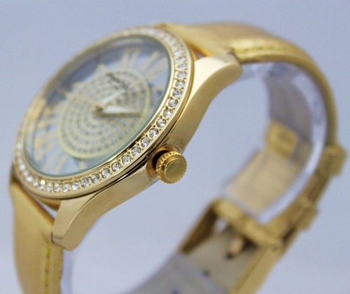 NEW Kenneth Cole 10031488 Silver / 10031486 Golden Band Glass Back Women Watches - Picture 11 of 18