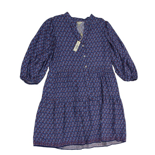 Max Studio Blue Linen Blend Shirt Dress Embroidered Size M NEW | eBay