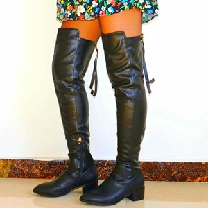 punk thigh high boots