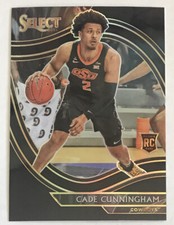 2021-22 Chronicles Draft Picks Cade Cunningham SELECT Black PRIZM RC #276