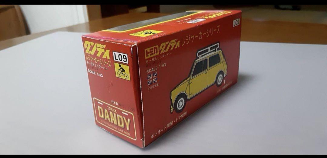 トミカダンディ　ミニクーパーサイクリング　Ｌ09 1/43 トミカダンディ 1/43 日本製 モーリスミニクーパー L09