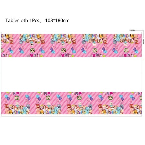 Pink Cocomelon Party Decoration Tableware Birthday Supplies Candy Box Girls Set - Picture 17 of 65
