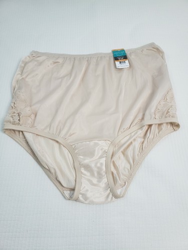 Vanity Fair Comfort women's Beige Soft High Waist Brief Underwear size 7/L - Picture 2 of 8