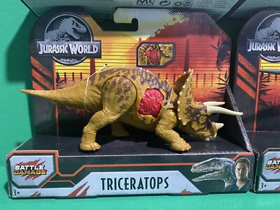 Jurassic World Primal Attack Battle Damage Lot Of 4